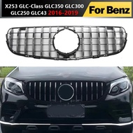 For Mercedes Benz X253 GLC-Class GLC350 GLC300 GLC250 GLC43 2016 2017-2019 Center Front Grill Hood M