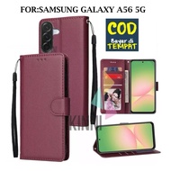Flip Case Samsung A36 A56 5G Leather Case Flip Cover Premium Wallet Flip Wallet Book Cover