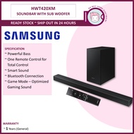SAMSUNG T-Series Soundbar with Sub Woofer (2.1ch) HWT420XM