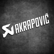 AKRAPOVIC Scorpio Modified Exhaust Pipe Motorcycle Sticker Body Waterproof Reflective Sticker Letter