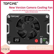 Topcine New Version camera cooling fan for Sony A7IV ZVE1 A6700 A7C2 AVE10 ZV1 A7C; Canon R5 R6 R7 9