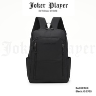 Joker Player Men Nylon 16L Laptop Backpack - Black JG 1703
