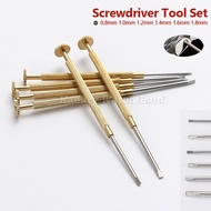 Precision Mini Slotted Screwdriver Watch Repair Tool 0.8mm 1.0mm 1.2mm 1.4mm 1.6mm 1.8mm Metal Slott