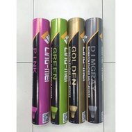 Ling Mei Badminton Shuttlecocks [ Pink / Green / Golden / Dimgray / Hijau / Gold / Grey ]