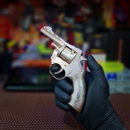 Mainan Anak Jaman Dulu Pistol Dompis Doblis Buffalo Silver Bahan Fuul Besi