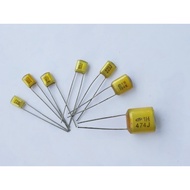 Yellow polyester Film capacitor Combo 102J 222J 472J 103J 223J 104J 474J