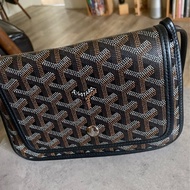 Goyard plumet 信封包Pocket Wallet 手拿包 / 斜背包 經典黑色款