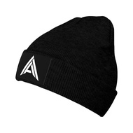 HOT Alex Albon logo (2) Ski Hip-Hop Warm Elastic Hat Topi Streetwear Knitted Hat Unisex Cap Roll Up 