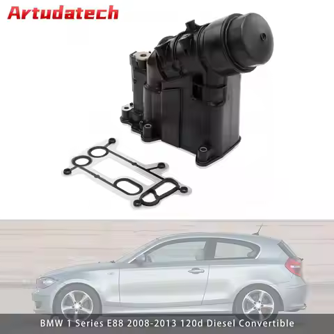 Artudatech Oil Filter Housing 11427807799 For BMW E81 E82 E87 E90 E91 E60 E61 X1 X3 E84 Car Accessor