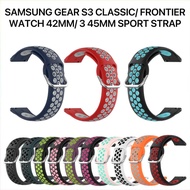 Samsung Gear S3 Classic/ Frontier/ Galaxy Watch/ Watch 3 45MM Sport Strap Replacement Band