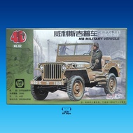 [Tf Toys] Miniature Model kit Mokit Us Wilys Jeep 1/48 4d model