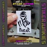 DAKAR LOGO STICKER CUTTING STICKER