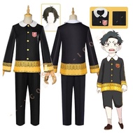 Anime Spy X Family Damian Desmond Cosplay Costume Wig Syon School Uniform Black Anya Forger Boy Boys
