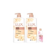 LUX  絲蛋白精華沐浴乳滋養潤膚 1公升 x2 & 水嫩柔膚 絲蛋白精華沐浴乳
