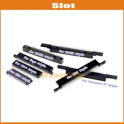 100PCS Slot 32 Pin 62Pin 50Pin 64Pin 60Pin 72Pin Game Cartridge Card Slot Connector Adapter For GBA 