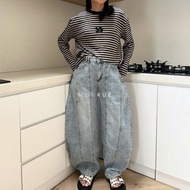 MONRUE Hague Stretch Barrel Jeans