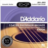 Daddario EXP26 Acoustic Guitar Strings Size 011 - 052