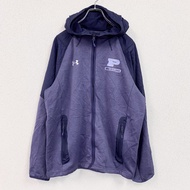 古著 UNDER ARMOUR 運動衫/連帽衫，藏藍色，L 碼