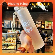 [Hot] Hello Master Glass Water Bottle