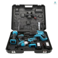 Various Drill Versatile Power Drill Set 2 Power Tools With Applications Various With Universal Wrench With Various Tools Durable Lithium Universal Power Versatile Drill Drill