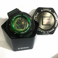 Casio G-Shock FERRARI Black And Green COLOR WATCH