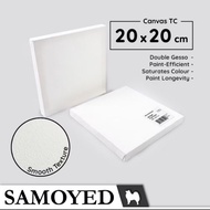 Canvas size 20 x 20 cm Painting Canvas / Artist Canvas Board / Panel 20x20 cm TC Samoyed