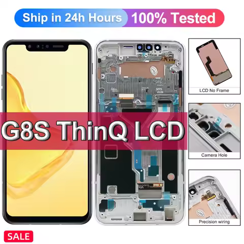 G8S LCD For LG G8S ThinQ LMG810 LM-G810 Touch Screen Digitizer Assembly Replacement Display For LG G