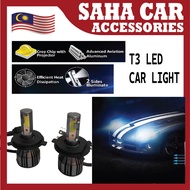 SAHA_【READY STOCK】T3 LED TURBO Car Headlight H7 LED H11 880/881/H27 9005 / 9006 Light Bulb