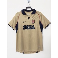01-02 Arsenal Home And Away retro Soccer Jersey #   Henry Bergkamp