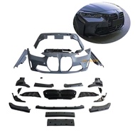 4 Series G22 Modified G82 M4 style full bumper with Exhaust tips for BMW Bodykit car bumper 2020 202