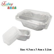 10 Pcs RC 4436 Aluminium Foil Tray With Lid Baking Tray Buffet Catering Wedding Food Expo