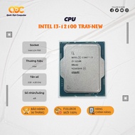 Intel Core i3 12100 CPU Tray Socket LGA 1700 - Genuine Office PC Gaming Processor
