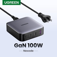 【Nexode】UGREEN GaN 100W USB C Fast Charger Adapter อะแดปเตอร์ for MacBook iPad for iPhone 16 15 14 P