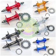 Hub doltrap oxo HB - 848 32h 36h hight flange bearing cog 17T log Ring Bosh doltrap Alloy fixie bike