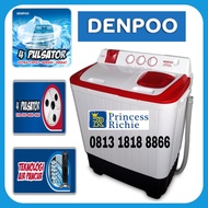 Mesin cuci Denpoo 8kg 2 tabung DW-8308