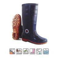KORAKOH PVC RAIN SHOES M7000A -(BLK) (WITH LINING) SIZE : 37-44