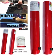 MERAH DECOFIX Glossy RED Vinyl Sticker DECOFIX Vinyl Scotlight/ Code 21275 DECOFIX RED Vinyl Sticker