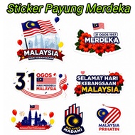 1PC Sticker Pelekat Design Merdeka Malaysia/MALAYSIA MADANI/MERDEKA LOGO