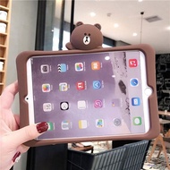 Ốp Lưng Silicon Chống Rơi Cho iPad Air 2 Mini 6 Vỏ Bảo Vệ Bền Bỉ Cho Apple iPad 5/6/8 Thiết Kế Đơn G