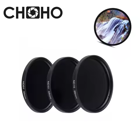 ND Filter Neutral Density ND16 ND32 ND64 Filtors 49MM 52MM 55MM 58MM 62MM 67MM 72MM 77MM Photograph