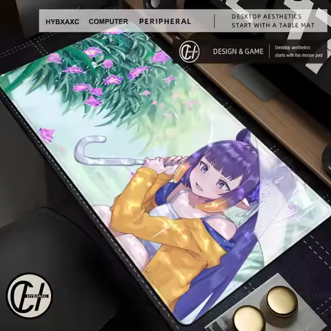 Mouse Pad Large Hololive Ninomae Ina Nis Computer Office Game Rubber Anti-slip Gaming Keyboard coast