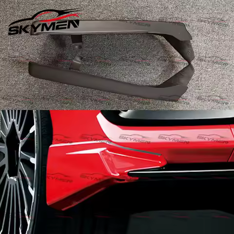 Car-styling Mugen Style Carbon Fiber Rear Bumper Spat For Honda Civic FK7 Hatchback Fiberglass Rear 