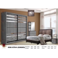 Home Living 8 feet x 8 feet Sliding Wardrobe / Bedroom Set 8ft x 8ft / Set Bilik Tidur 8 kaki / Alma