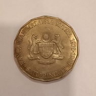 Original Old Malaysia MYR 1 Coins Year 1976-1980 / 3rd Malaysia Plan