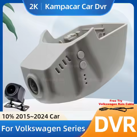 Kampacar VW18-2K 1440P Wifi DashCam Dash Cam Car Dvr For Volkswagen 76mm VW Taos Golf 7 Arteon Passa