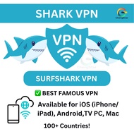 Surfshark VPN Premium - PC / Mobile App | 105 Countries | VPN Privacy | Secure Internet Access