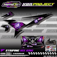 MX KING STIKER  STRIPING PREMIUM MOTOR KEREN LIS VARIASI MX KING STIKER MOTOR YAMAHA DESAIN RACING M