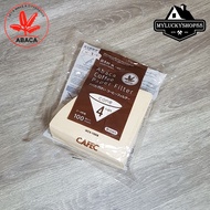 Cafec Abaca Coffee Paper Filter 02 Coffee Filter Paper V60 Pour Over AC4-100B