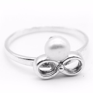 Silverworks R5873 InfinIty Pearl Design Ring