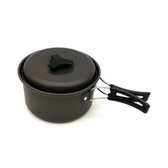Outdoor Camping Hiking Portable Small Single Pot Instant noodle pot Single Tableware Cookware SGSDetectionFDA